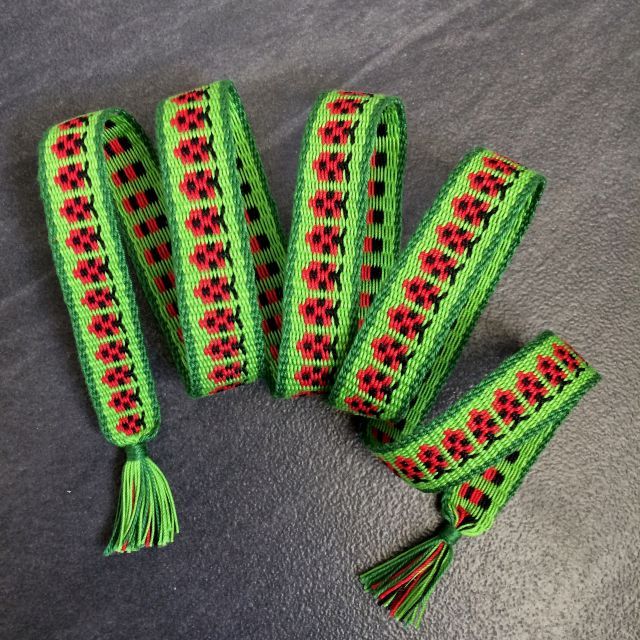 band met lieveheersbeestjes