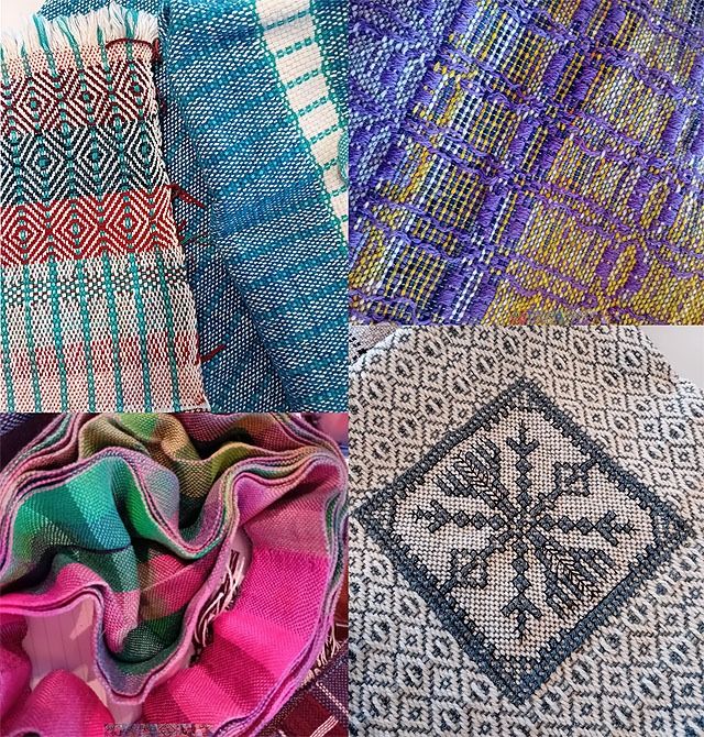 werk van de weefkring 't Weverke in Goor/Gelselaar